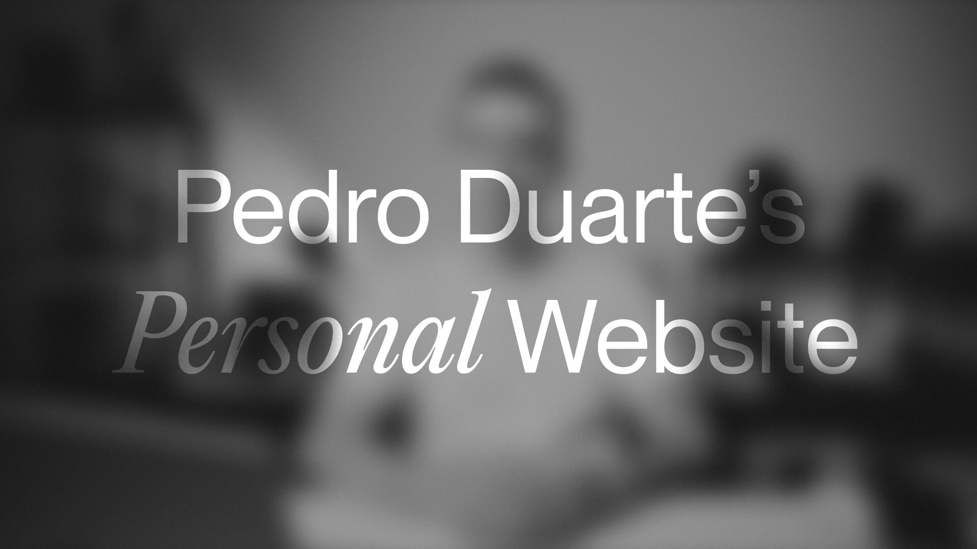 Pedro Duarte's Personal Website